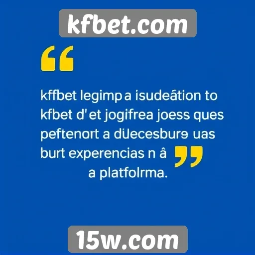 Opiniões de usuários sobre kfbet